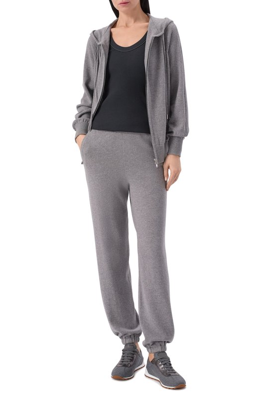 Хлопковая майка Brunello Cucinelli MG902FP100 Чёрный  MG902FP100 Фото 2