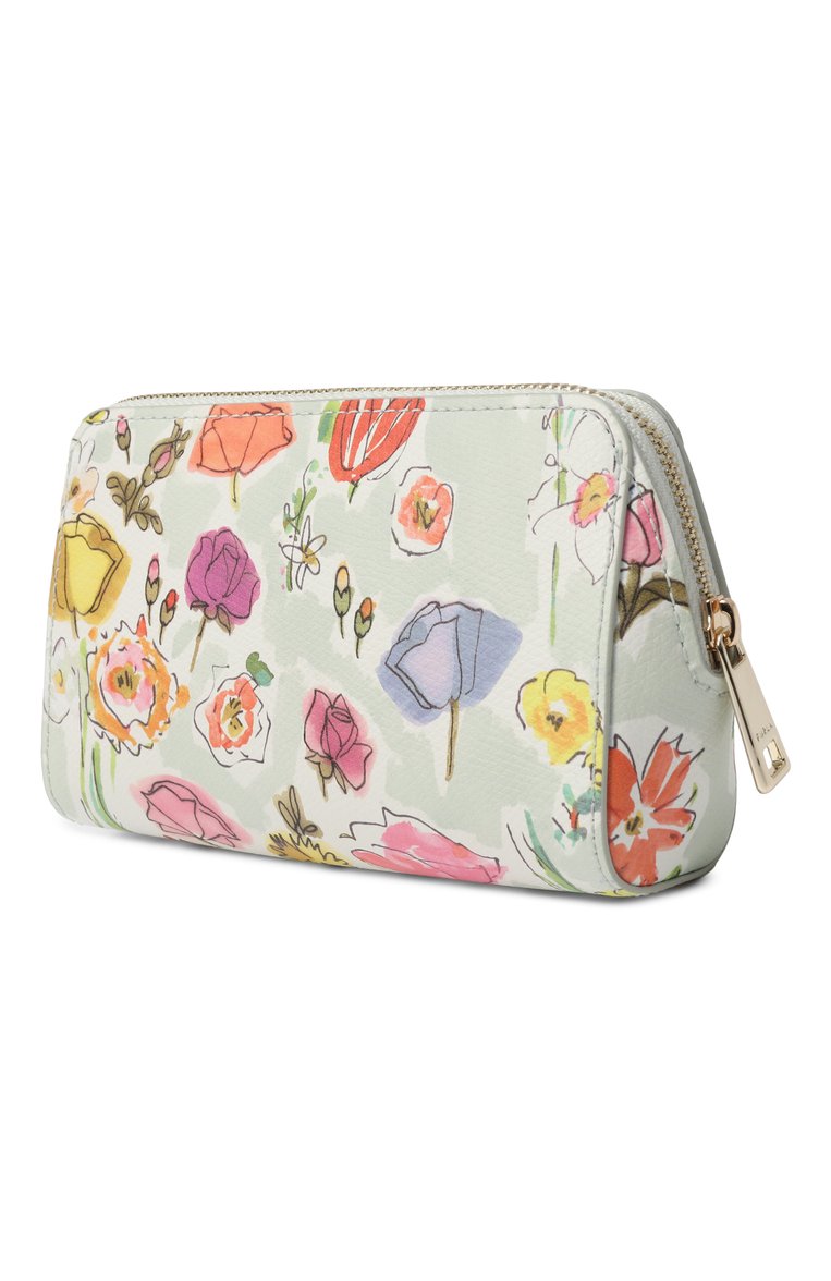Женская набор из двух косметичек furla camelia FURLA светло-зеленого цвета, арт. WE00453/BX3885 | Фото 3 (Нос: Не проставлено; Материал: Натуральная кожа)