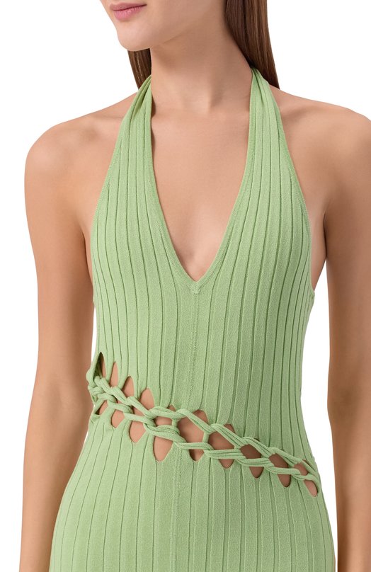 Платье из вискозы Iro WM33KELLIA Зелёный  WM33KELLIA Фото 4