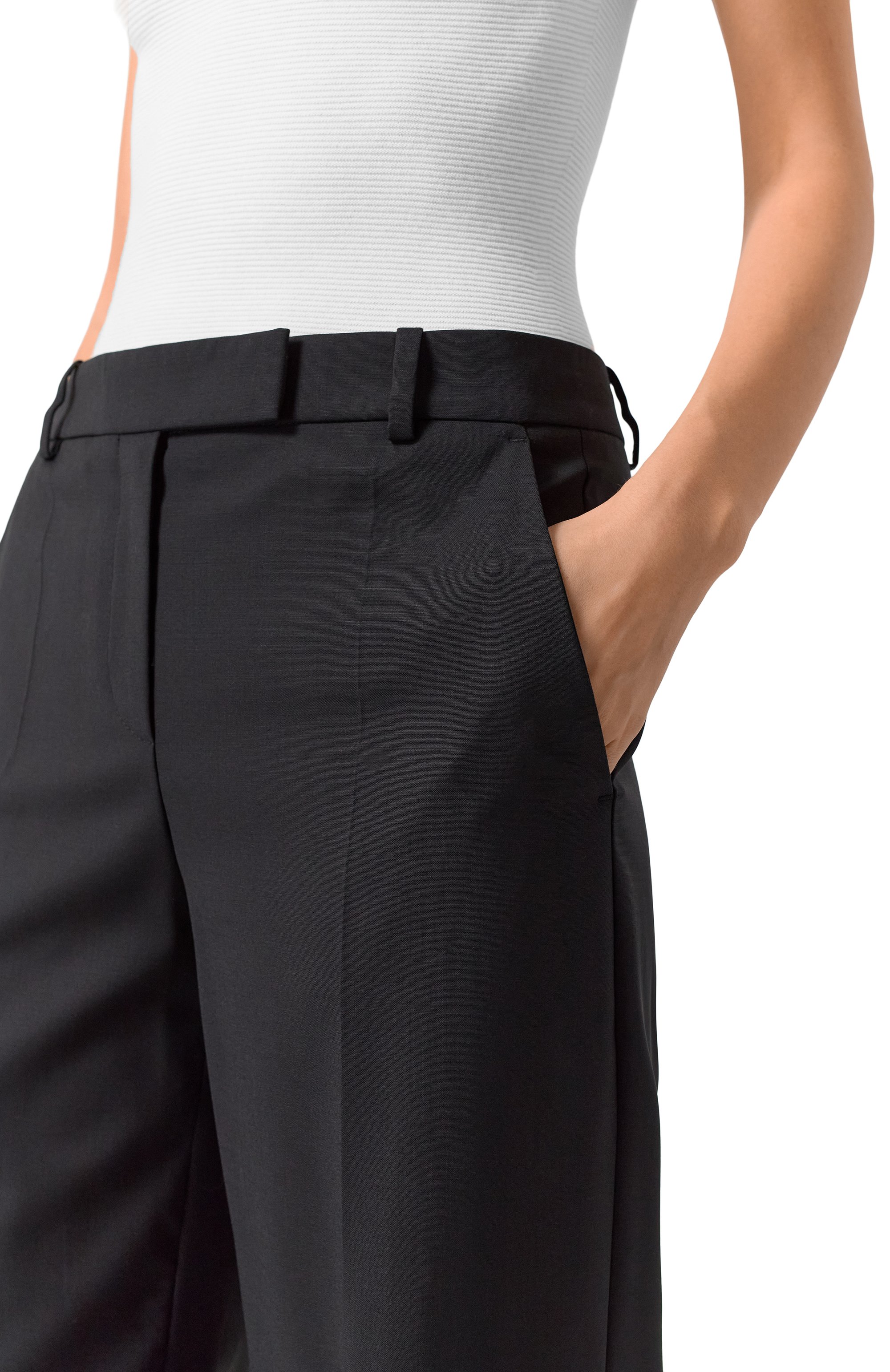 Шерстяные брюки BOSS, арт. 50530900, фото 5