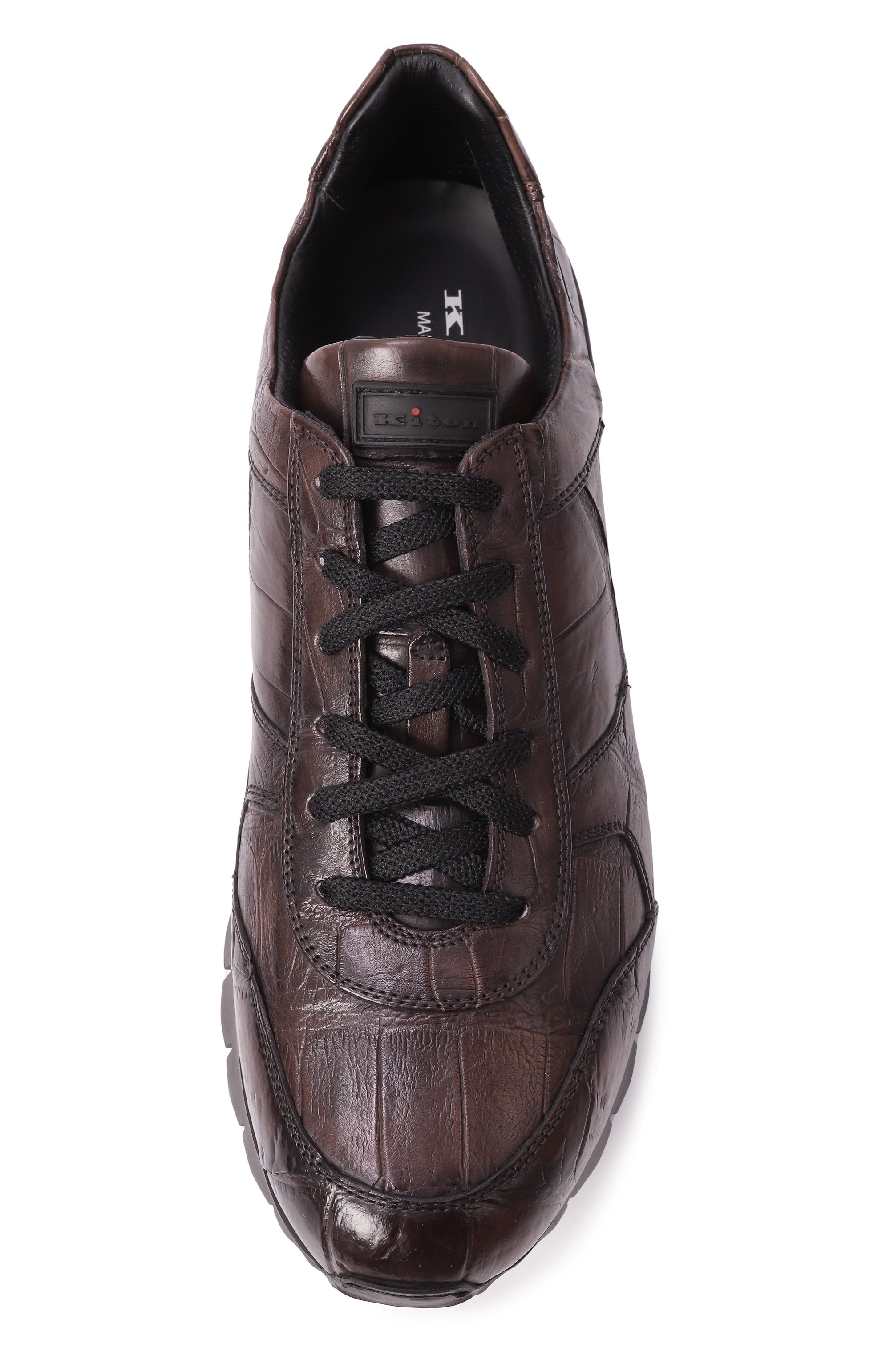 Кроссовки из кожи аллигатора KITON, арт. USSA114N0010221001, фото 6