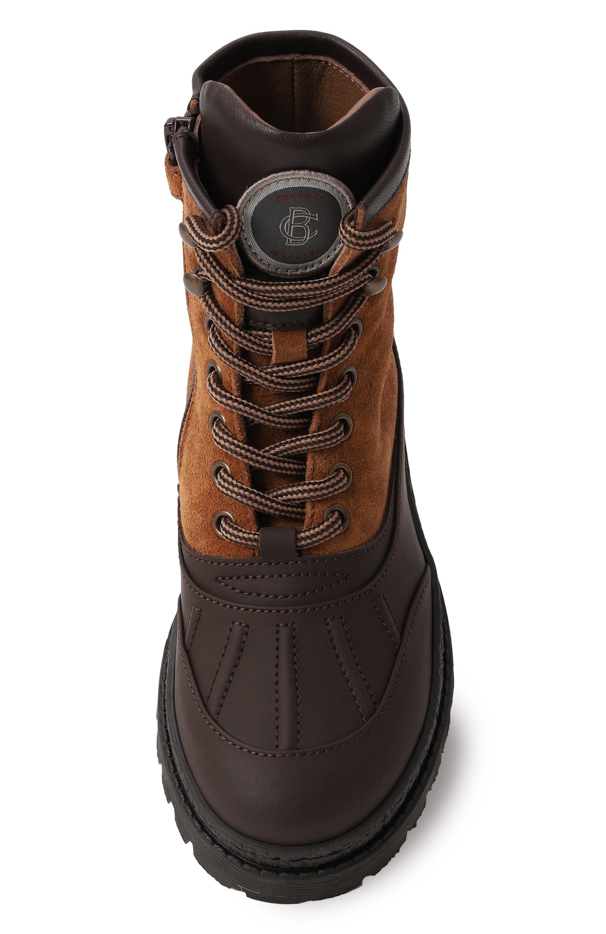 Кожаные ботинки BRUNELLO CUCINELLI, арт. BSIHPZH156, фото 4