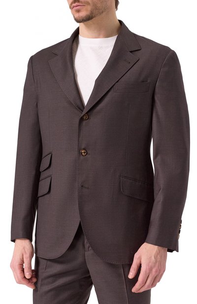 Шерстяной костюм BRUNELLO CUCINELLI, арт. MB423LDWH, фото 4