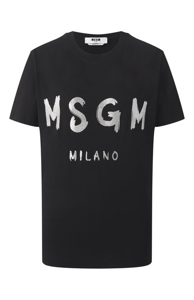 Женская хлопковая футболка MSGM, арт. 3441MDM510G/237002