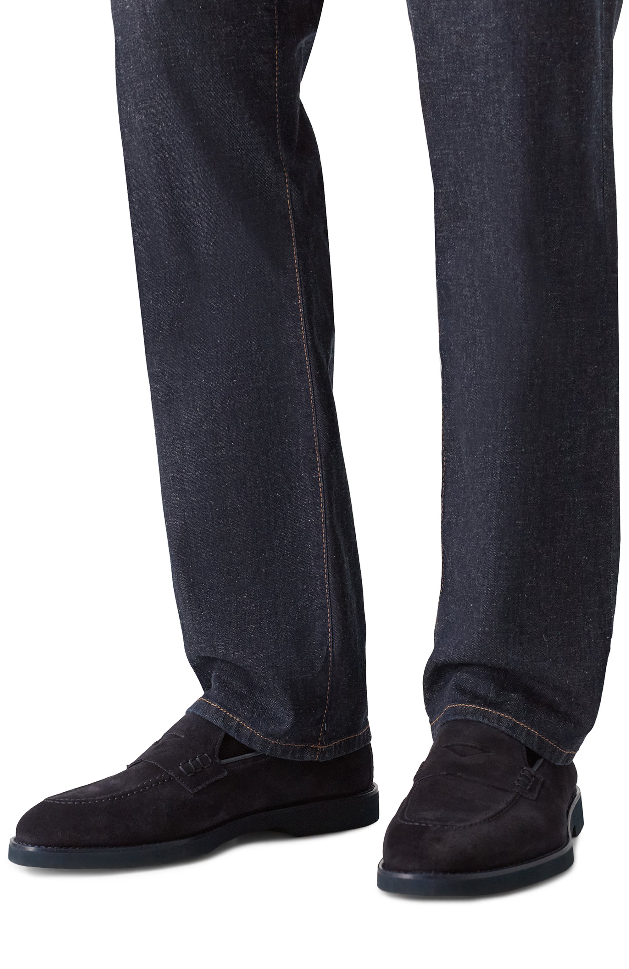 Замшевые пенни-лоферы DOUCAL'S, арт. DU3294SAL0UF009B, фото 3