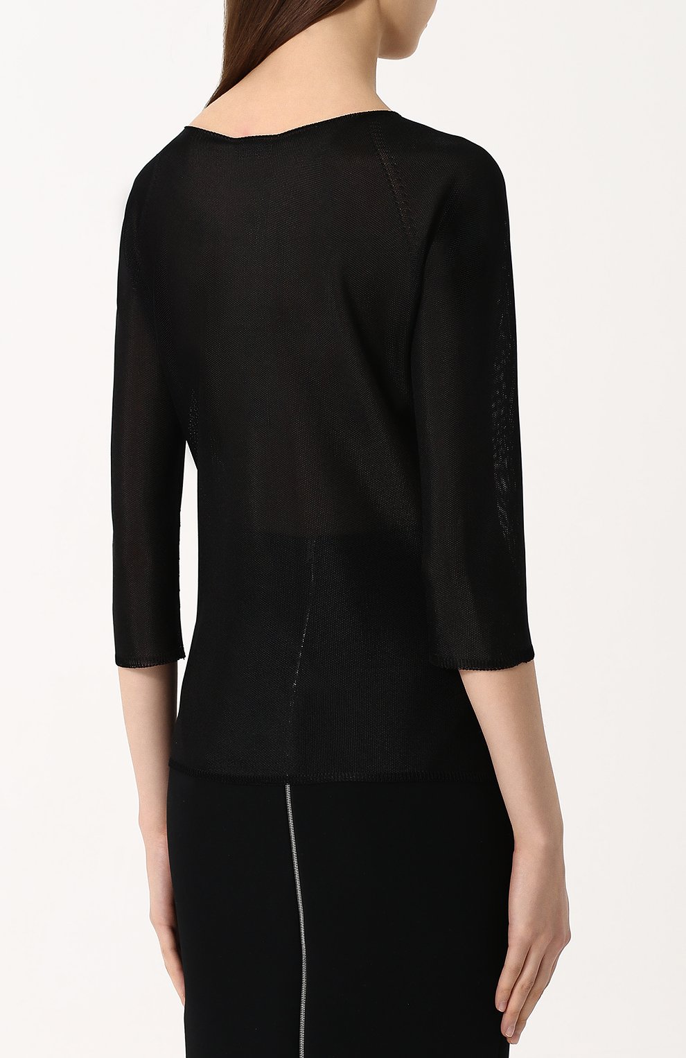 Пуловер с укороченным рукавом GIORGIO ARMANI, арт. 3ZAMA8/AM78Z, фото 4