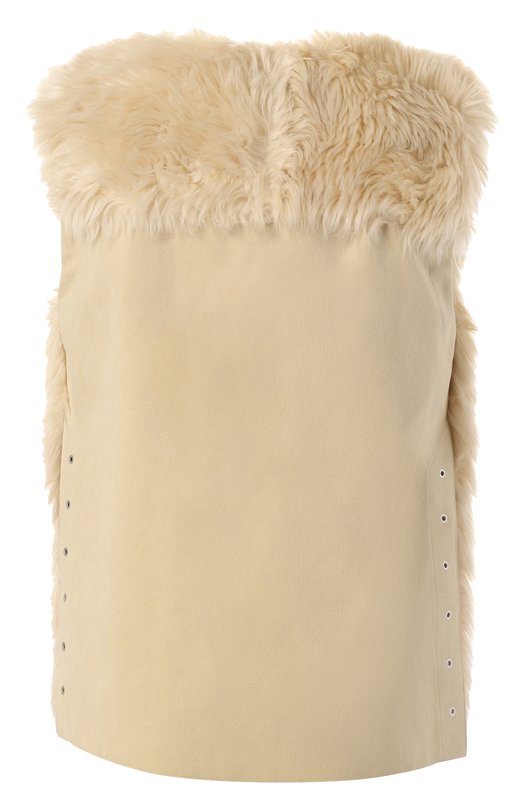 Жилет из экомеха Akira Naka Кремовый, фото 2