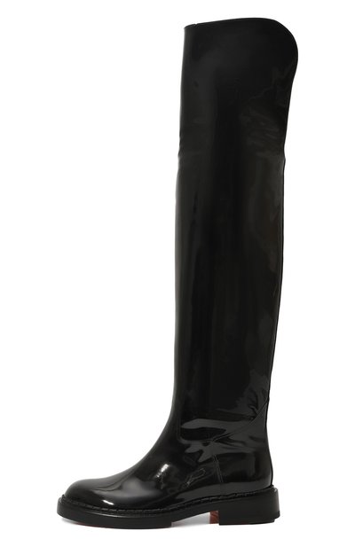 Кожаные ботфорты SANTONI, арт. WSAL70563BJ2TSQ9, фото 4