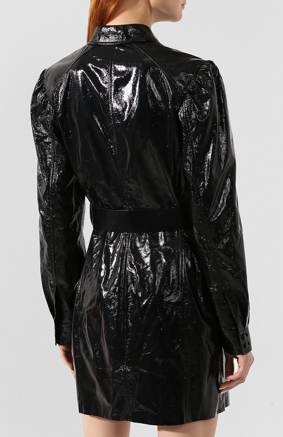 Кожаное платье DROME черного цвета по цене 142500 руб., арт. DPDA303P/D1691P, фото 4 Кожаное платье DROME, арт. DPDA303P/D1691P, фото 4