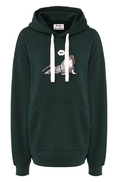 Женский хлопковое худи ACNE STUDIOS, арт. CI0026