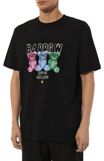 Хлопковая футболка BARROW, арт. F4BWMATH061, фото 3
