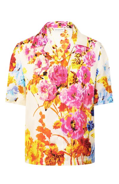 Женская атласная рубашка DRIES VAN NOTEN, арт. 201-30700-9404