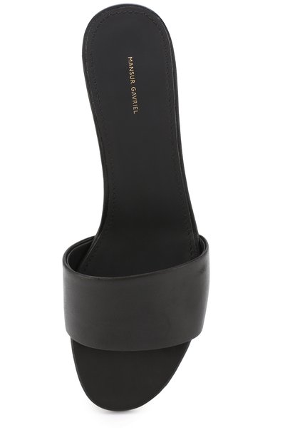 Кожаные мюли на устойчивом каблуке MANSUR GAVRIEL, арт. FS4005LA, фото 5