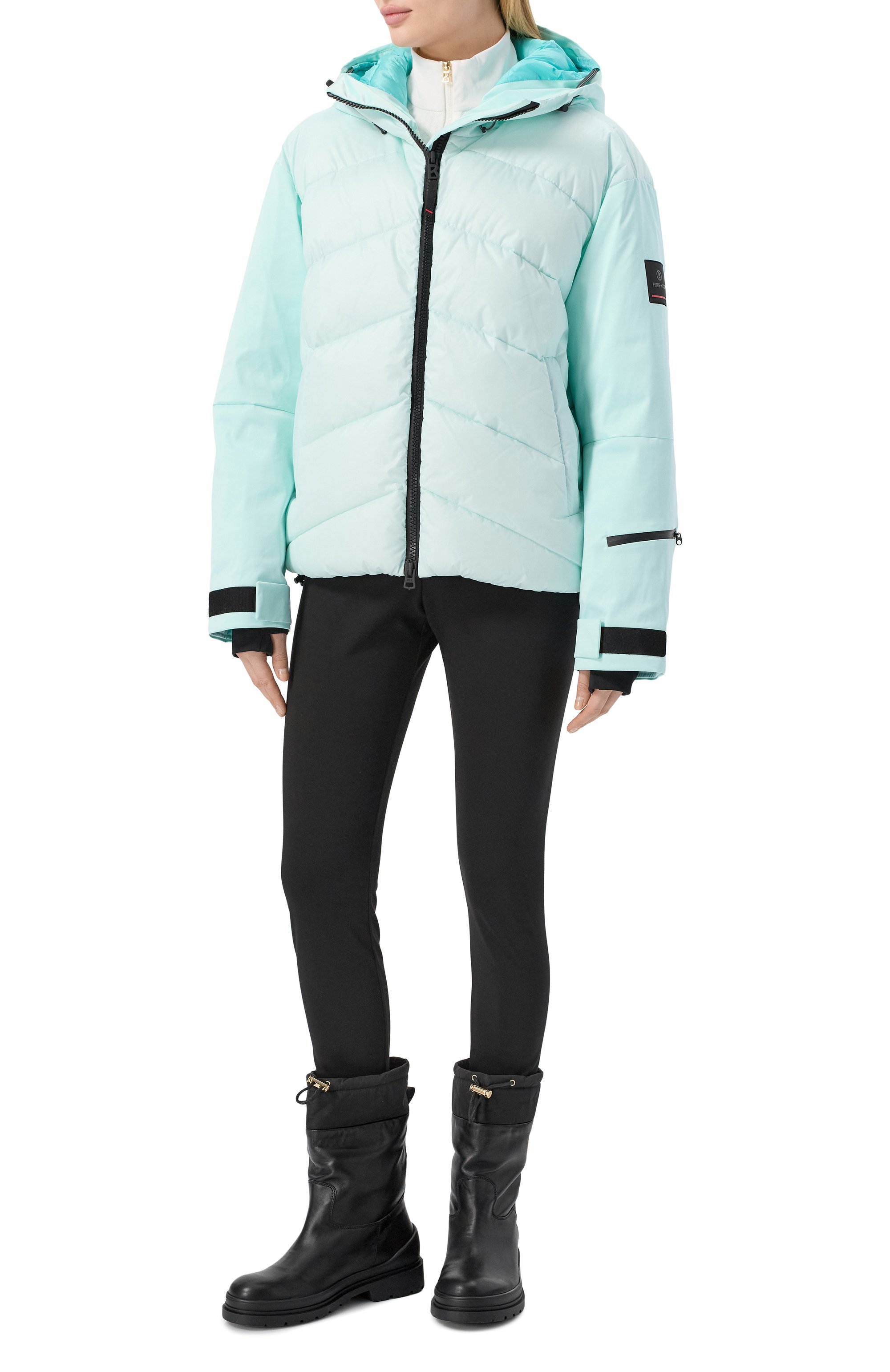 Кожаные полусапоги st. moritz BOGNER черного цвета по цене 59450 руб., арт. 22546583, фото 3 Кожаные полусапоги st. moritz BOGNER, арт. 22546583, фото 3