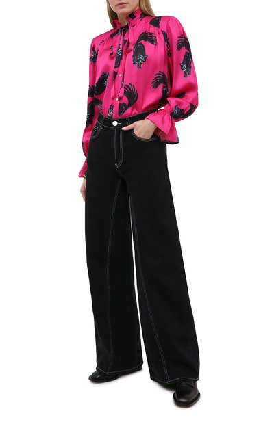 Блузка из вискозы MSGM, арт. 2942MDE129 207853, фото 2