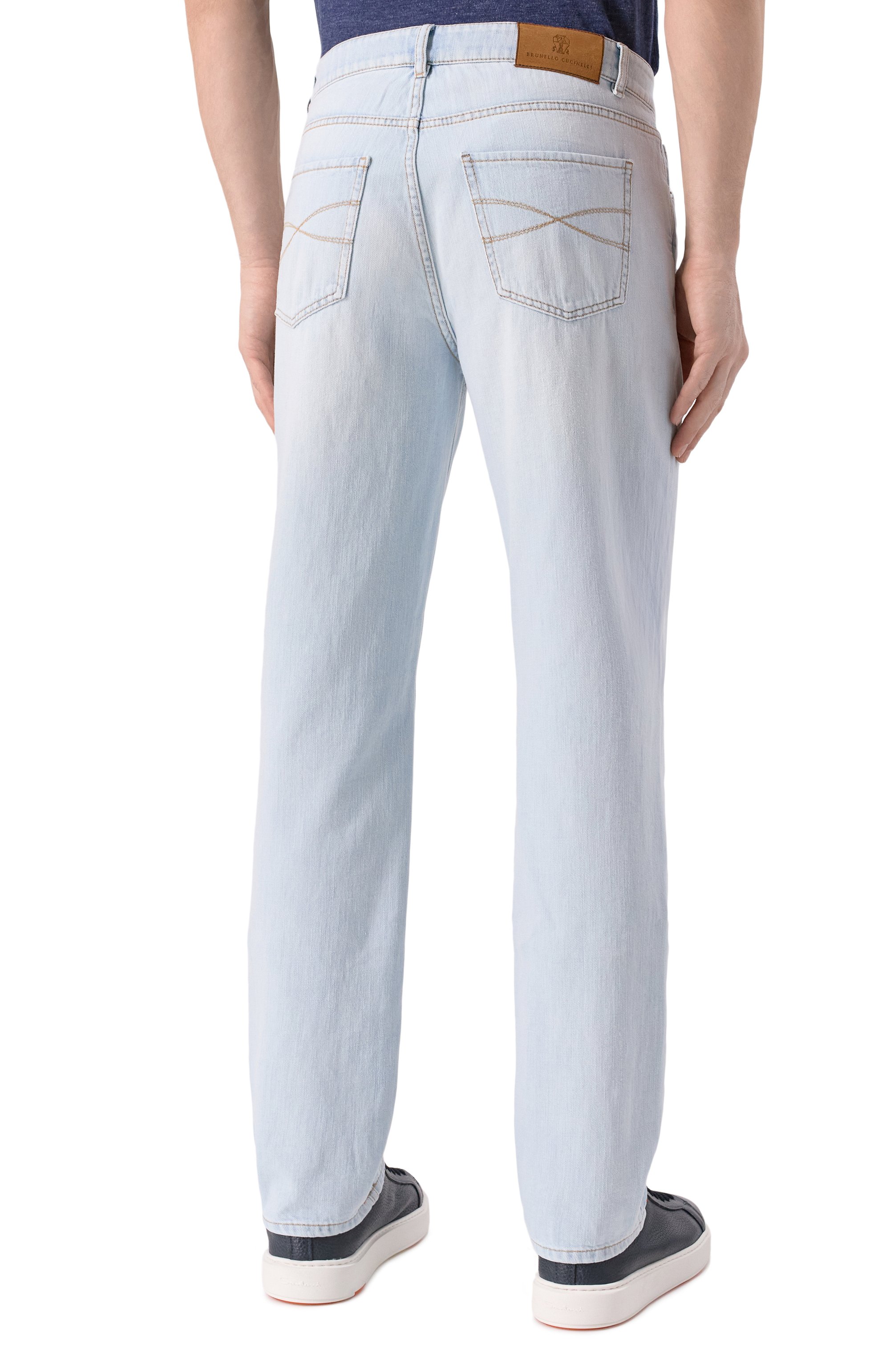 Джинсы traditional fit BRUNELLO CUCINELLI, арт. M0Z37B3210, фото 4