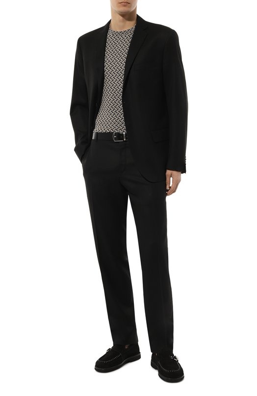 Футболка из вискозы Giorgio Armani 3DSM77/SJEGZ Серый  3DSM77/SJEGZ Фото 2