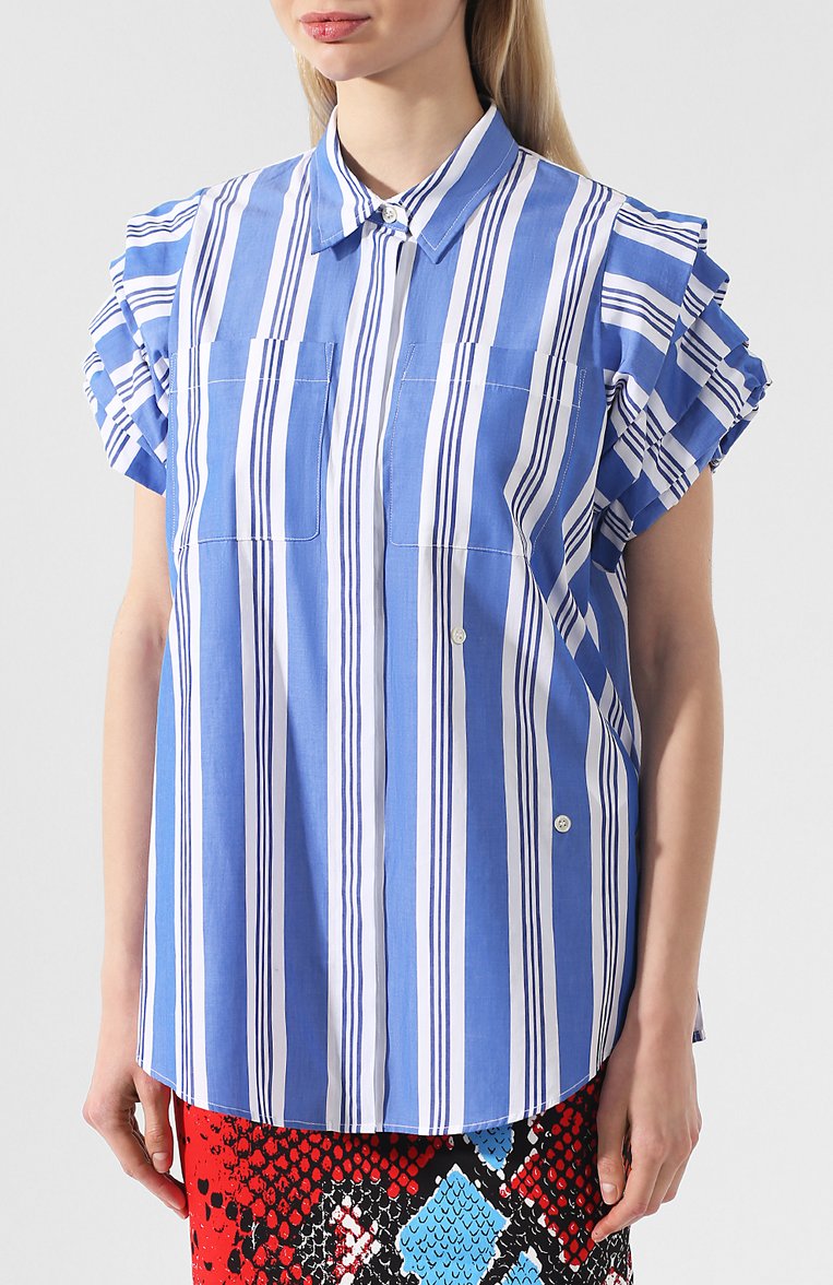 Хлопковая рубашка STELLA JEAN, арт. J C 061 00 T 9715, фото 3