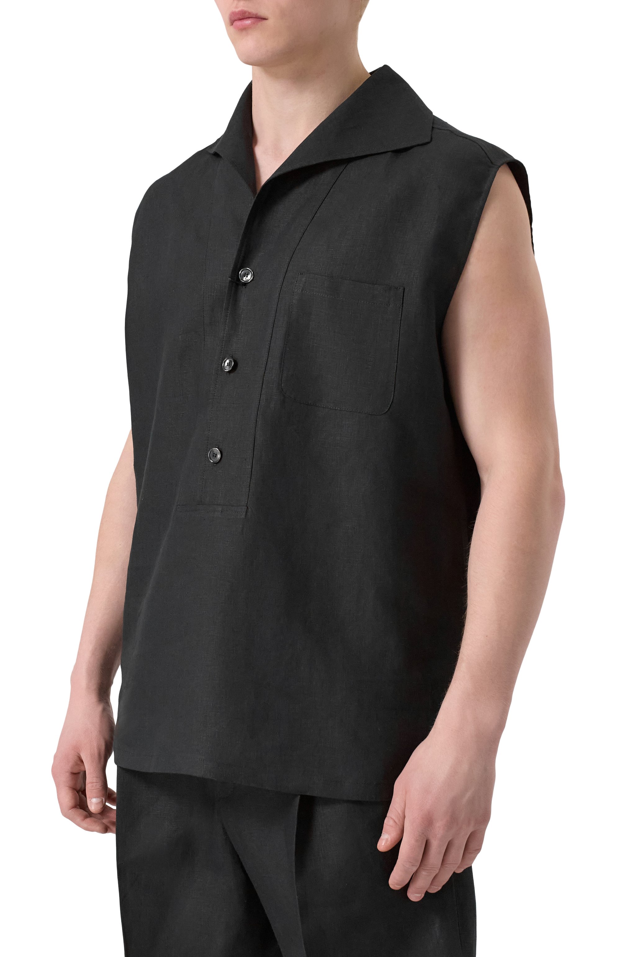 Льняная рубашка DOLCE & GABBANA, арт. G5ND9T/FU4JB, фото 3