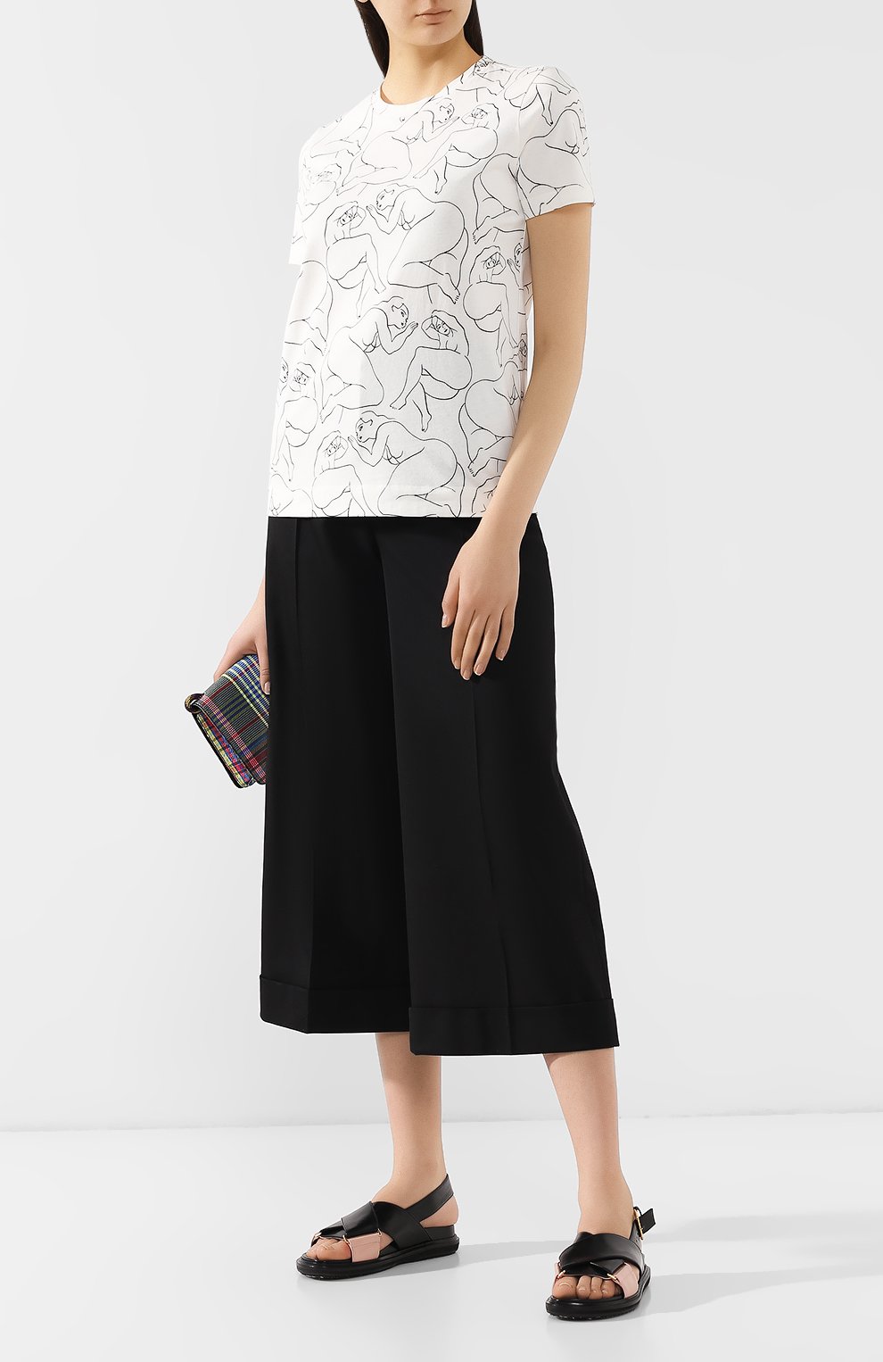 Хлопковая футболка BY MALENE BIRGER, арт. Q66653001/TSH5013S91, фото 2