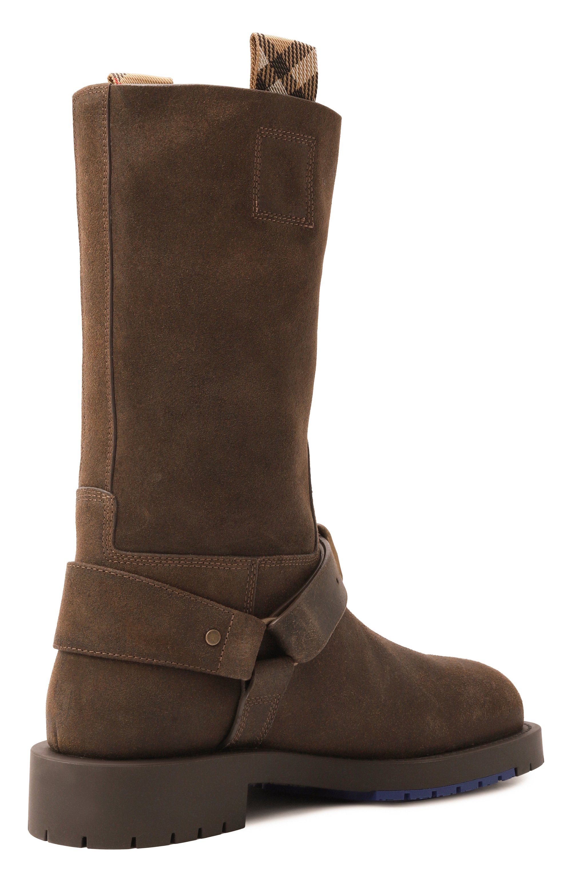 Замшевые сапоги saddle BURBERRY, арт. 8113016, фото 5