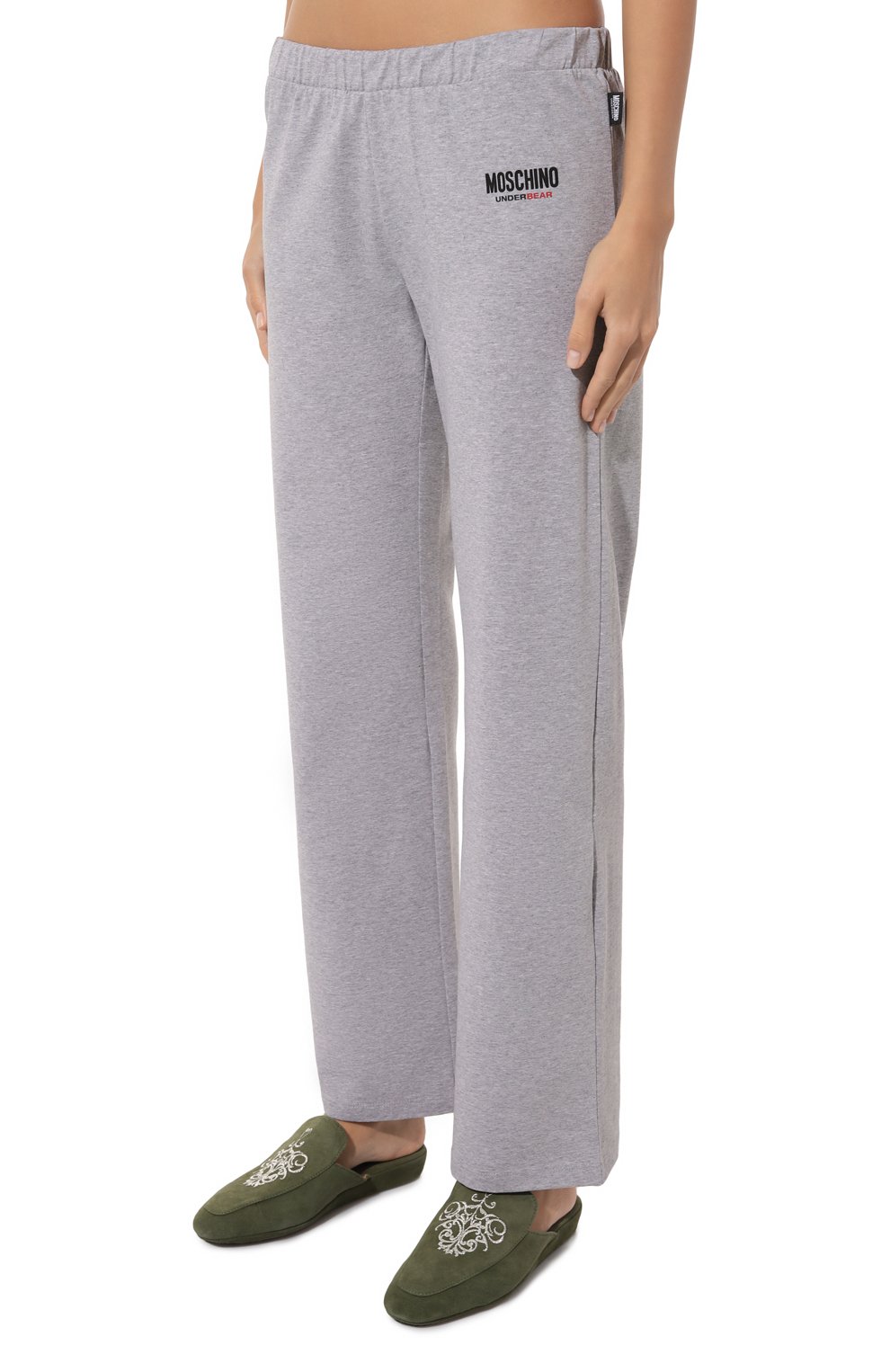 Хлопковая пижама MOSCHINO серого цвета по цене 23150 руб., арт. 232V6/A7889/4411, фото 5 Хлопковая пижама MOSCHINO, арт. 232V6/A7889/4411, фото 5