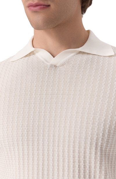 Поло из шелка и хлопка ZILLI, арт. KLP002M0145VZWE00, фото 5