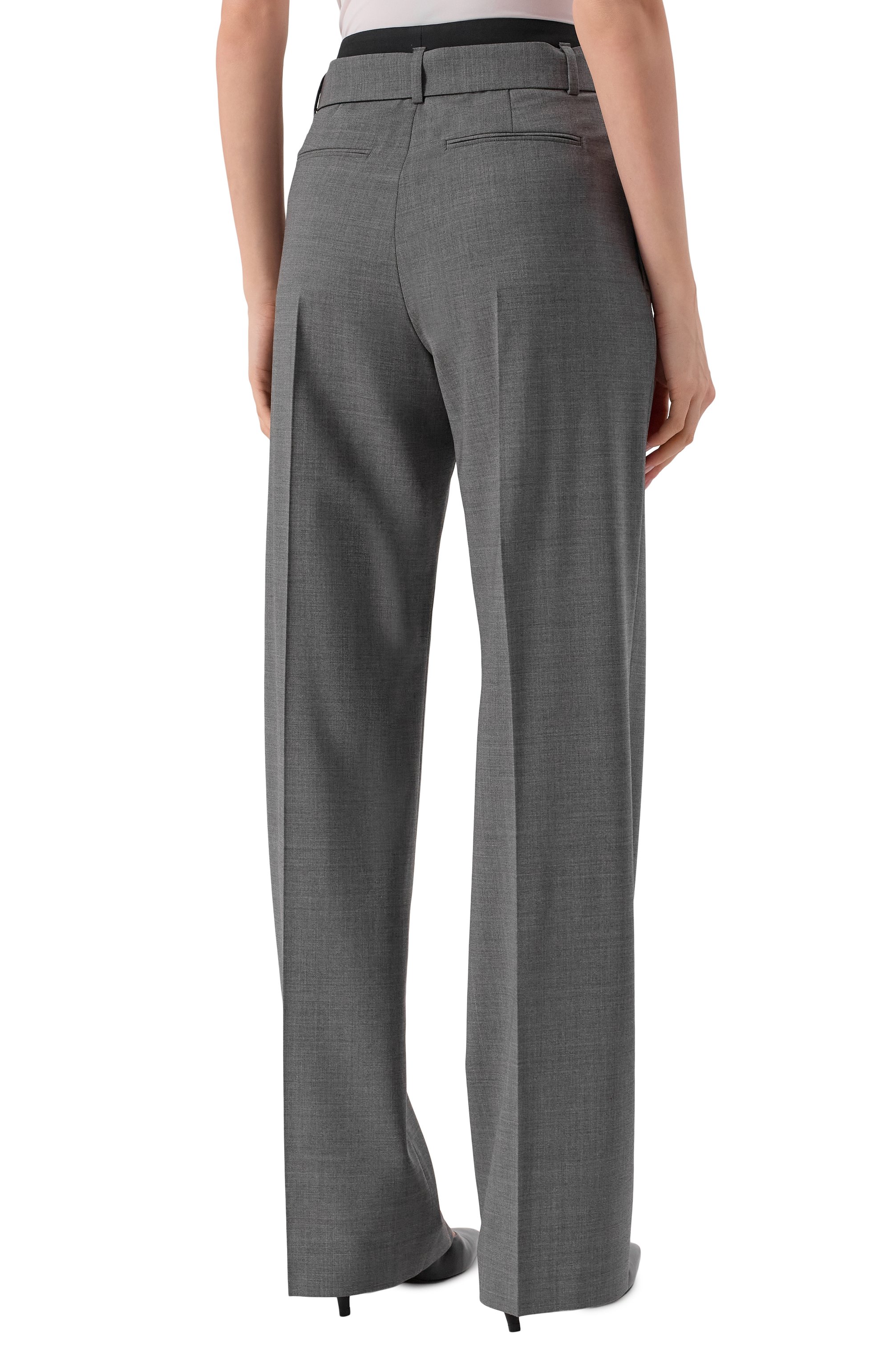 Шерстяные брюки MSGM, арт. 3941MDP04Y/257605, фото 4