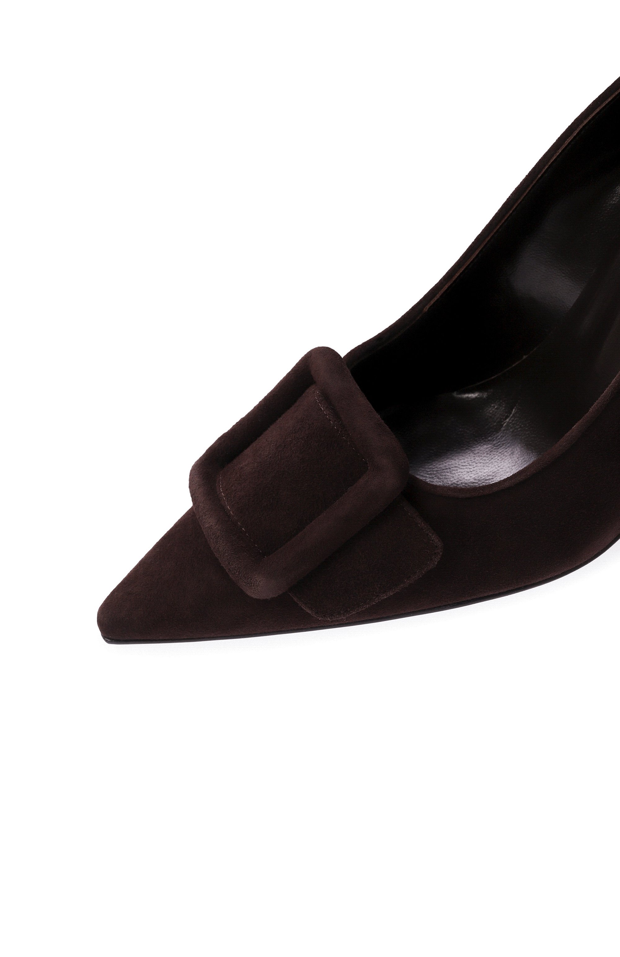 Замшевые туфли MANOLO BLAHNIK темно-коричневого цвета по цене 104500 руб., арт. 219-0373/SUE, фото 7 Замшевые туфли MANOLO BLAHNIK, арт. 219-0373/SUE, фото 7