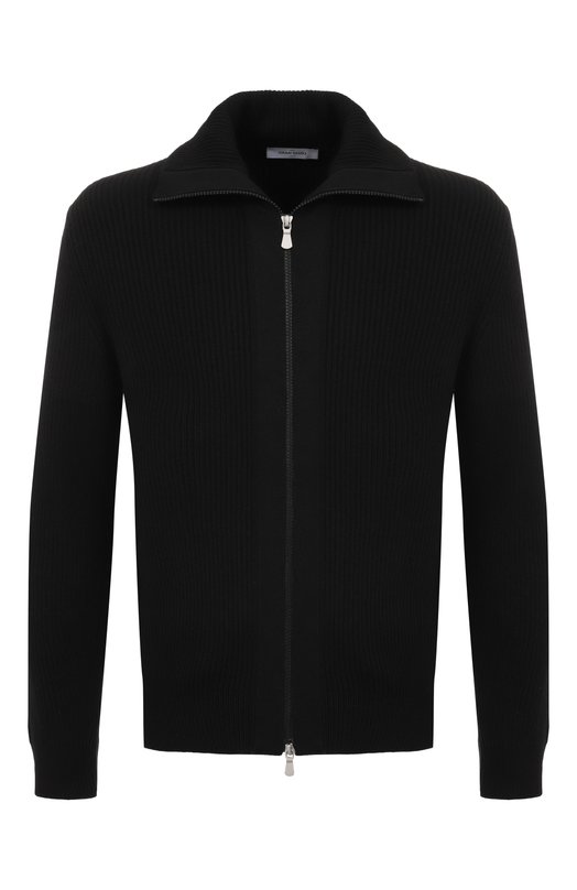 Шерстяной кардиган Gran Sasso 23112/25075 Чёрный 23112/25075