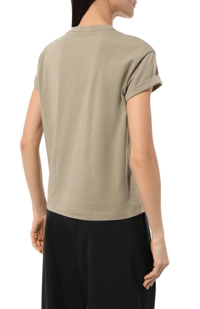 Хлопковая футболка BRUNELLO CUCINELLI, арт. M0T18BB300, фото 4