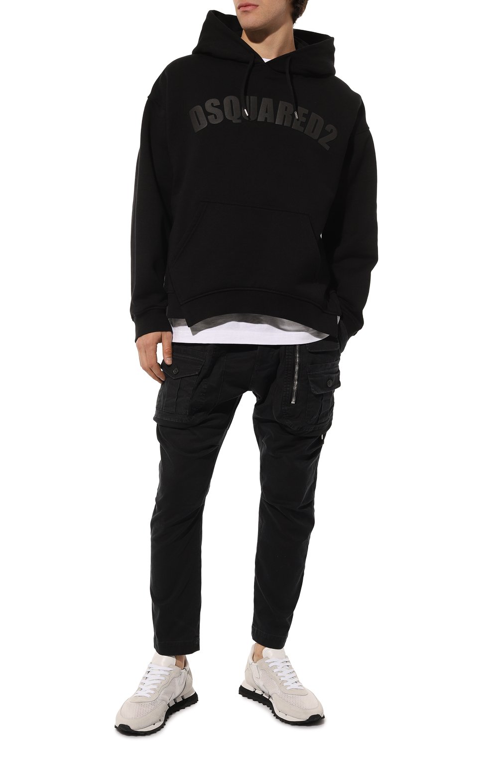 Хлопковые брюки-карго DSQUARED2, арт. S74KB0732/S39021, фото 2