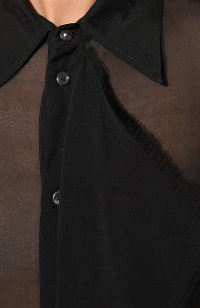 Шелковая блузка ANN DEMEULEMEESTER, арт. 2402-W-SH18-FA239-023, фото 5