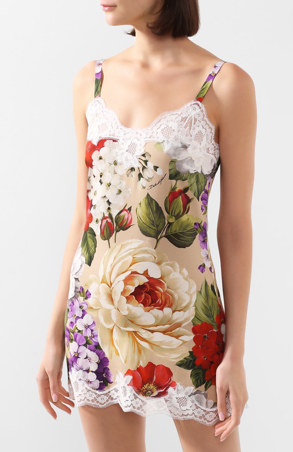 Шелковая сорочка DOLCE & GABBANA, арт. 06A00T/FSAZN, фото 3