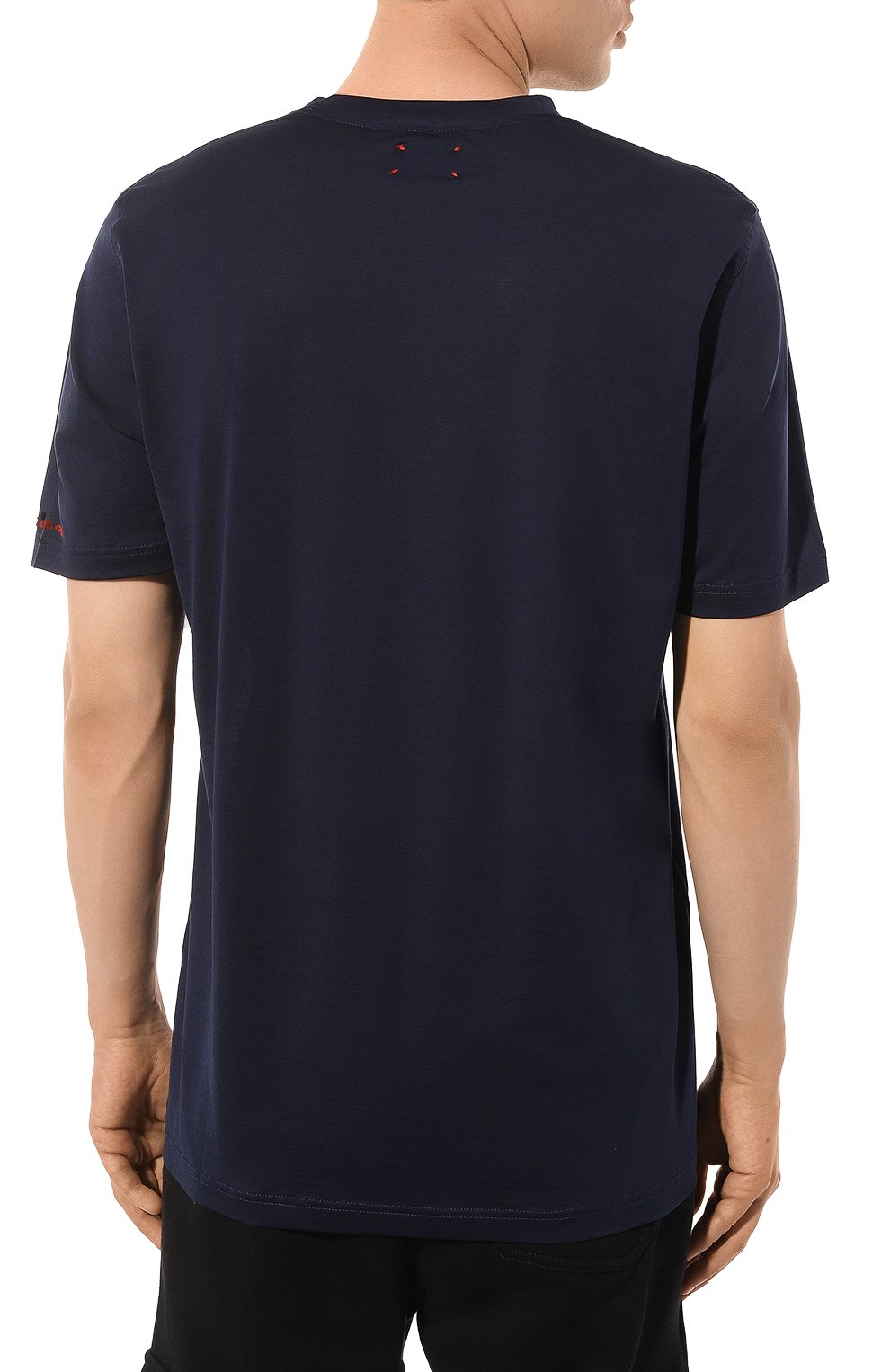 Хлопковая футболка KITON, арт. UK1165W23, фото 4