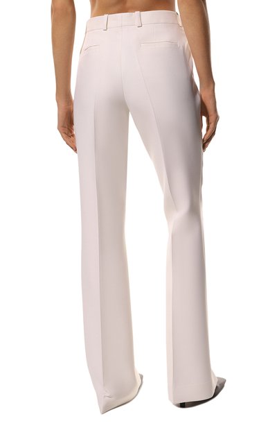 Шерстяные брюки JACOB LEE кремового цвета по цене 89950 руб., арт. WWP07421CB, фото 4 Шерстяные брюки JACOB LEE, арт. WWP07421CB, фото 4