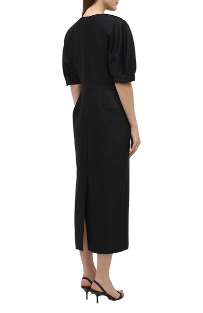 Платье из шерсти и шелка GABRIELA HEARST, арт. 120411 W048, фото 4