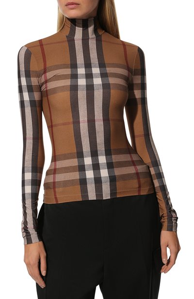 Водолазка BURBERRY коричневого цвета по цене 63650 руб., арт. 8043429, фото 3 Водолазка BURBERRY, арт. 8043429, фото 3