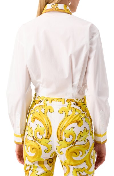 Хлопковая рубашка DOLCE & GABBANA, арт. F5P61T/GDCN2, фото 4