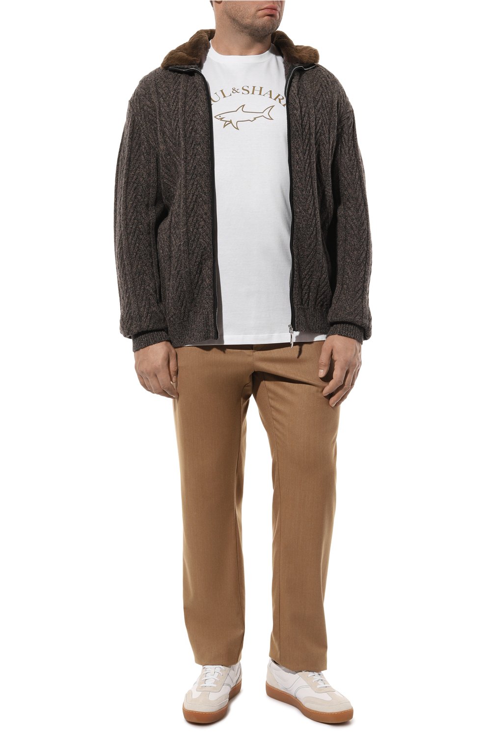 Хлопковая футболка PAUL&SHARK, арт. 24411032, фото 2