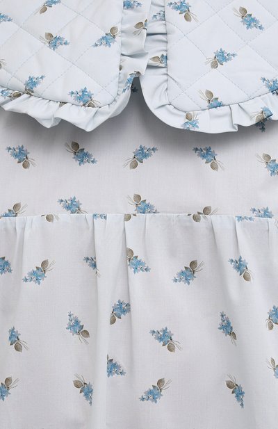 Хлопковое платье LOOM BY RODINA голубого цвета по цене 37500 руб., арт. LBR-014, фото 5 Хлопковое платье LOOM BY RODINA, арт. LBR-014, фото 5