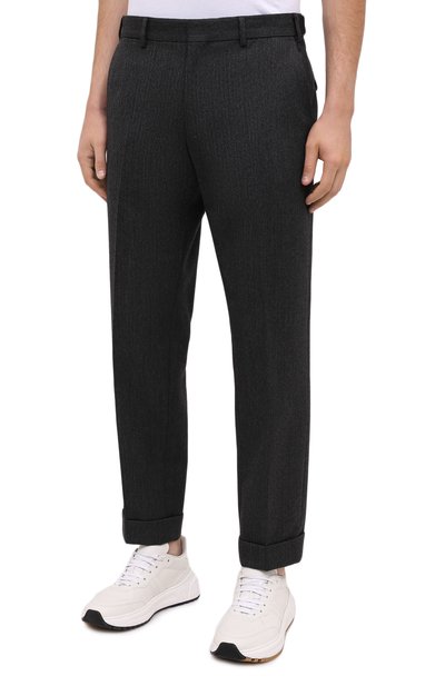 Шерстяные брюки DRIES VAN NOTEN, арт. 202-20950-1183, фото 4