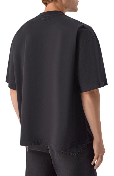 Хлопковая футболка VETEMENTS, арт. UH76TR410B/1000 LIGHT JERSEY, фото 4