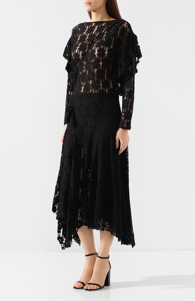 Хлопковое платье ISABEL MARANT ETOILE черного цвета по цене 67250 руб., арт. R01469-19A039E/VALLY, фото 3 Хлопковое платье ISABEL MARANT ETOILE, арт. R01469-19A039E/VALLY, фото 3