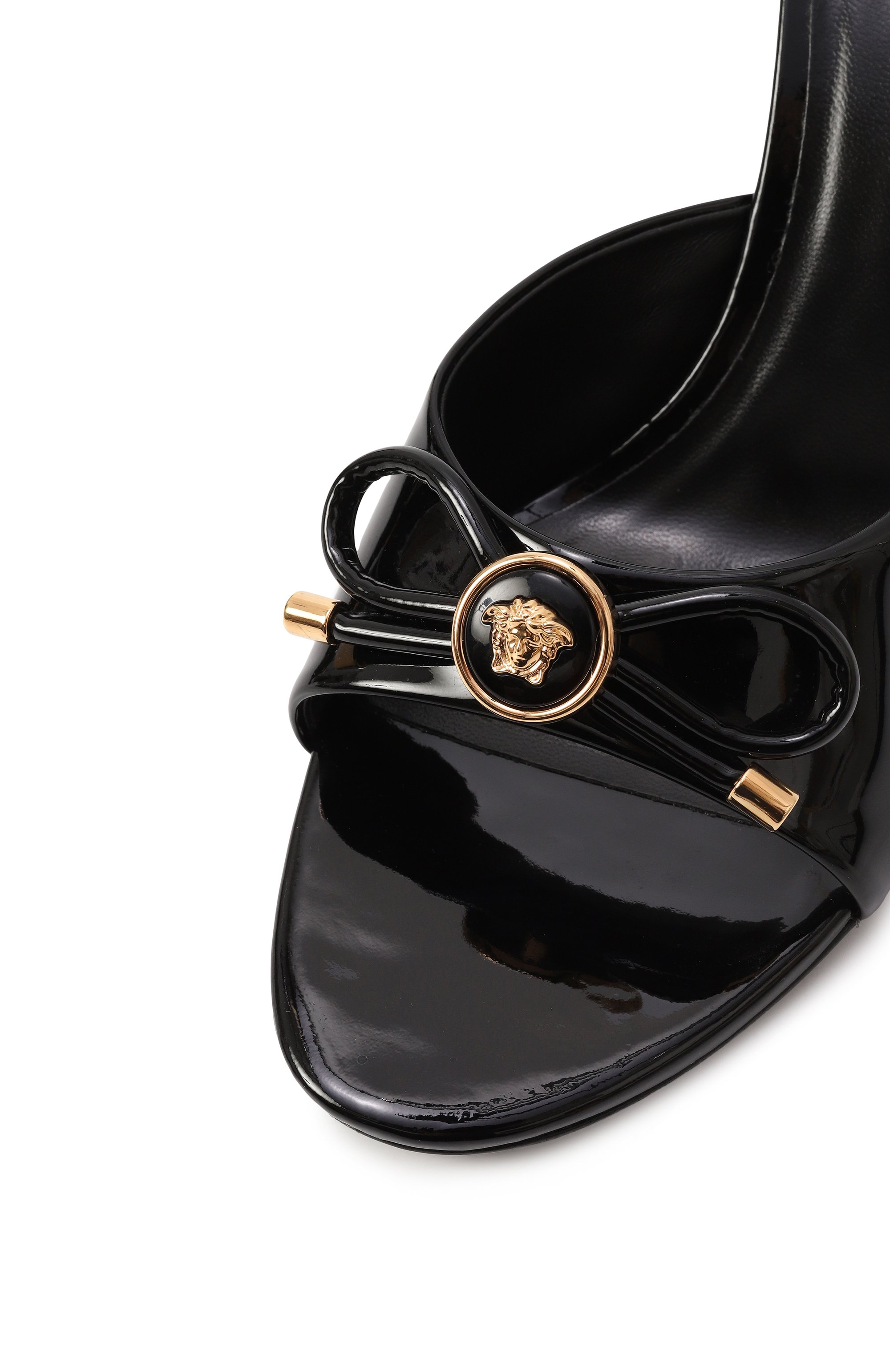 Лакированные мюли opera bow 85 VERSACE, арт. 1018239/D2VE, фото 7