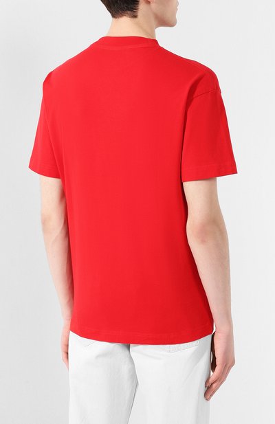 Хлопковая футболка PALM ANGELS, арт. PMAA001R204130012001, фото 4