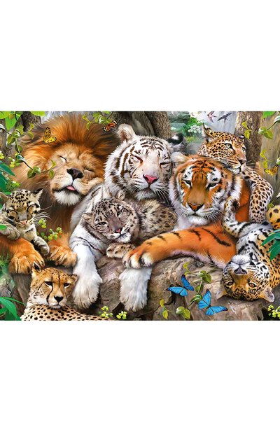 Пазл сон больших кошек 200 деталей RAVENSBURGER, арт. 12721, фото 1