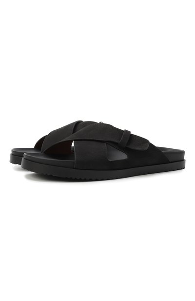 Мужские шлепанцы из нубука DOUCAL'S, арт. DU3180NECKPF773N