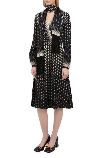 Шелковое платье GUCCI, арт. 643440/ZAGHV, фото 3