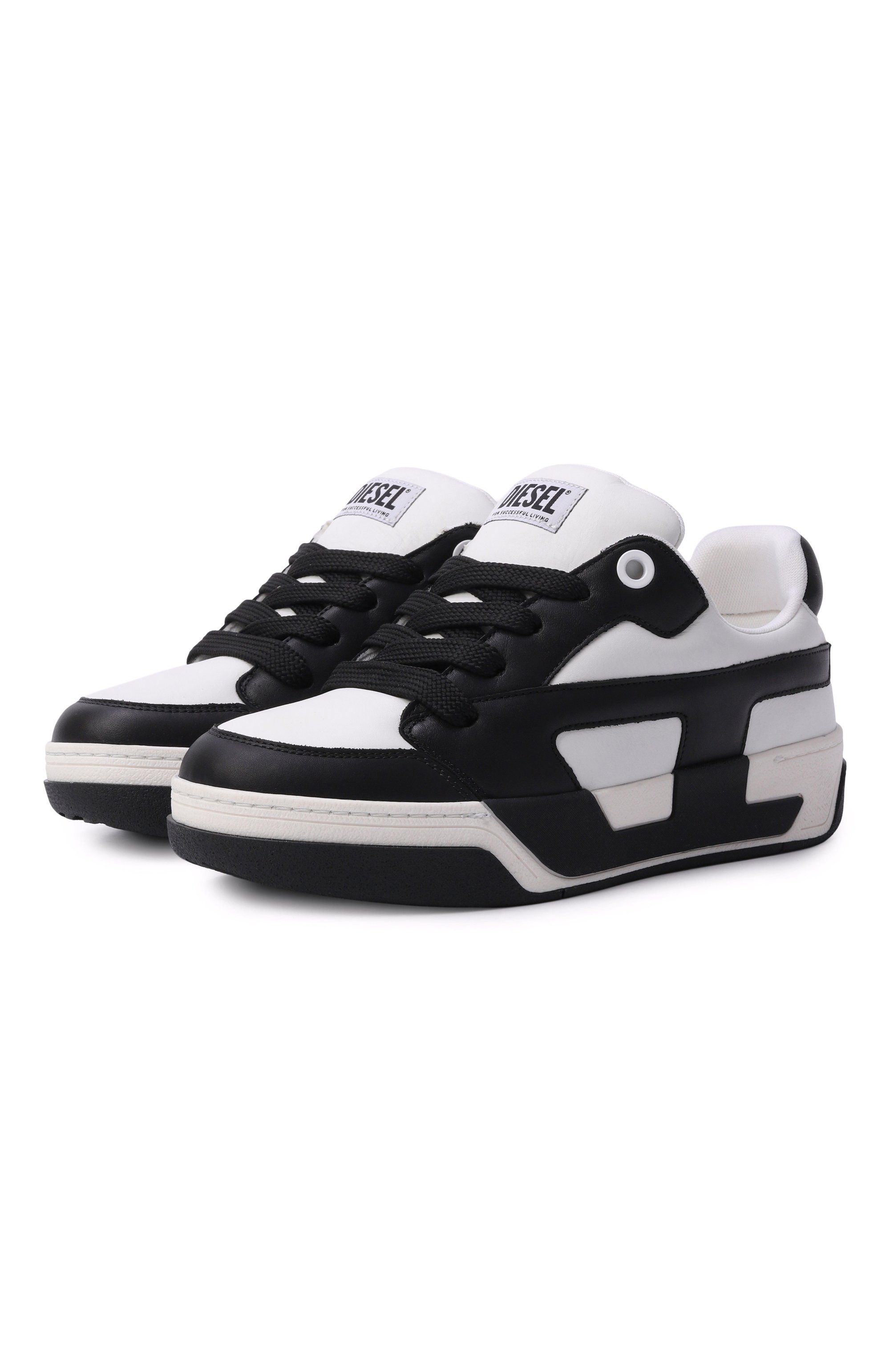 Кожаные кеды s-d-ollie DIESEL, арт. Y03796/P7483, фото 1